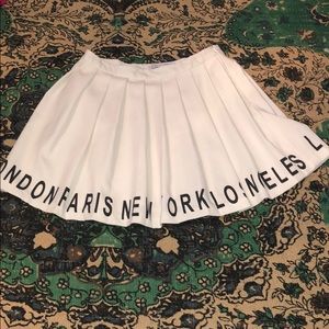 ENGLISH FACTORY CHEER SKIRT